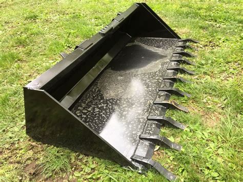 84 inch skid steer bucket for sale|skid steer bucket with teeth.